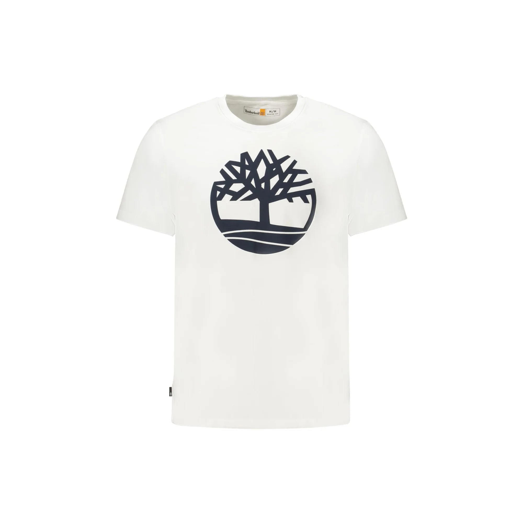 Timberland T-Shirt Maniche Corte Uomo Bianca Stampa Logo Bianco - foto prodotto
